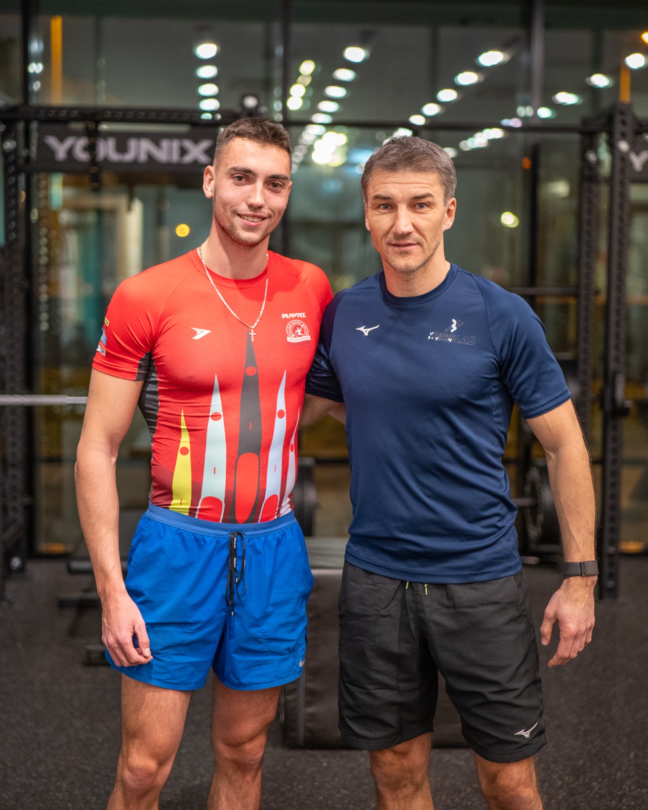 Pozsonyi Zsolt sportolóval a Wáberer Movement Labben