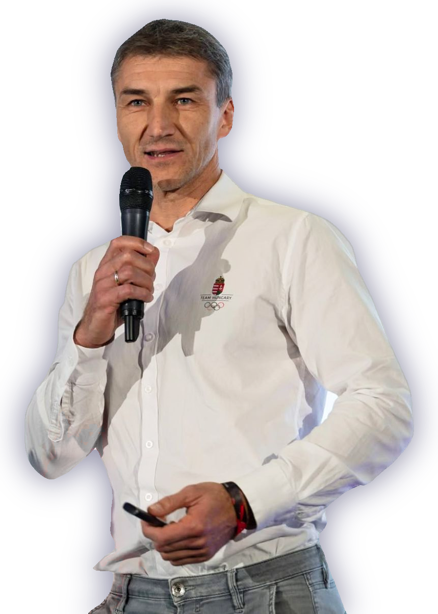 Pozsonyi Zsolt előadás közben